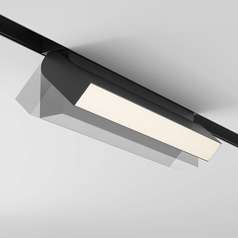 Магнитный трековый светильник Maytoni Basis Rot TR075-2-20W3K-B 20Вт LED чёрный