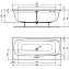Ванна акриловая IDEAL STANDARD Ideal Standard i.life T476401 180х80см встраиваемая