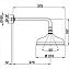 Верхний душ Cisal Shower DS01340024 золото