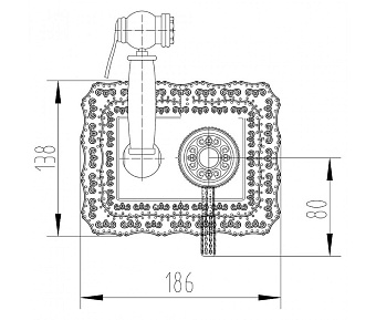 Гигиенический душ LEMARK Jasmine LM6619B бронза