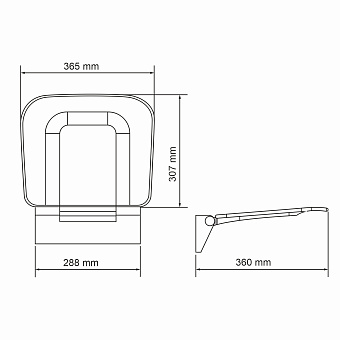 Стул для душа WASSERKRAFT SS404