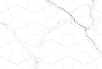 Декор Global Tile Vega GT V9VG3205TG белый 27х40см 0,864кв.м.