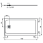Душевой поддон IDEAL STANDARD ULTRAFLAT S K8234FV 70х140см