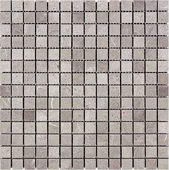 Мозаика Mir Mosaic Adriatica 7M079-20P серый мрамор 30,5х30,5см 0,93кв.м.