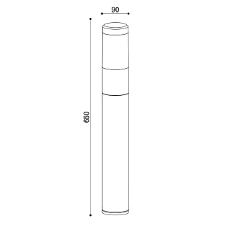Светильник ландшафтный Maytoni Koln O590FL-L8B4K1 8Вт IP54 LED чёрный
