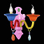 Светильник детский ST Luce DELIZIA SL672.961.02 80Вт E14