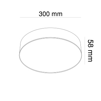Светильник потолочный Maytoni Zon C032CL-L43W3K 43Вт LED