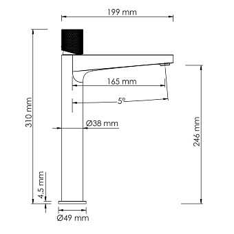 Смеситель для раковины WASSERKRAFT Paar 8800 8803H розовое золото