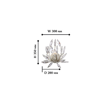 Бра Favourite Feerie 1932-1W 40Вт E14