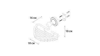 Мыльница FIXSEN ANTIK FX-61109 античная латунь