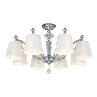 Люстра потолочная Eurosvet Diva 60122/8 хром 40Вт 8 лампочек E14