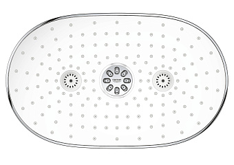 Верхний душ GROHE Rainshower SmartControl Duo 26254LS0 белый/хром