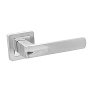 Дверная ручка нажимная Code Deco H-22110-A-CRM матовый хром