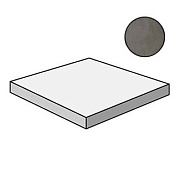 Плитка для ступеней Atlas Concord Италия Dwell A1K7 Smoke Scalino Angolare SX 33х33см 0,109кв.м. неполированная