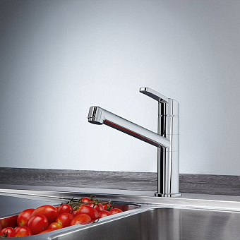 Смеситель для кухни Paini Miura MRCR573GMLMKM поворотный излив хром