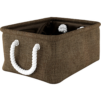 Корзина для белья WASSERKRAFT Abens WB-220-M коричневый 15л