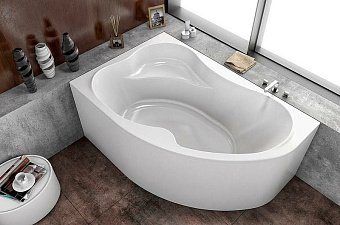 Ванна акриловая KOLPASAN Lulu 597390 170х100см угловая