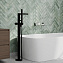 Смеситель для ванны WASSERKRAFT Fulda 5200 5221 чёрный