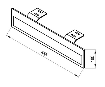 Полотенцедержатель RAVAK COMFORT X000001384 белый 46см