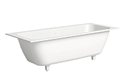 Ванна каменная SALINI ORLANDO 103211G S-Sense глянцевая 191,1х80см отдельностоящая