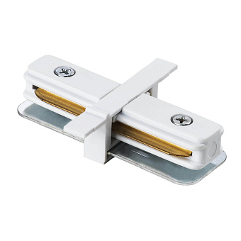 Коннектор Lightstar 501106 белый для однофазного трека