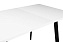 Кухонный стол раскладной AERO 80х120х76см закаленное стекло/сталь White Glass