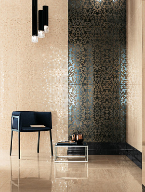 Декор Atlas Concord Италия Marvel Pro 9MBN Noir S.Laurent Brocade 91,5х30,5см 0,558кв.м.