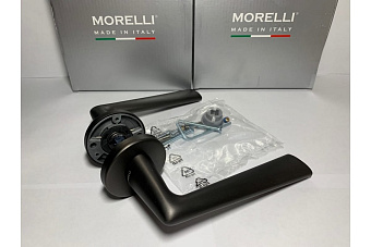Дверная ручка нажимная MORELLI LUXURY THE FORCE-ANT Антрацит