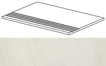 Плитка для ступеней Atlas Concord Италия Marvel Pro ADW7 Cremo Delicato Gradino 60х30см 1,08кв.м. матовая