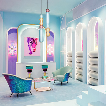 Люстра подвесная Loft It Lollipop 10239P/E 18Вт 1 лампочек LED