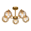 Люстра потолочная Eurosvet Eden 30178/5 латунь 40Вт 5 лампочек E27