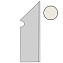 Плинтус Atlas Concord Италия Dwell A1LK Off White Battiscopa Sagomato DX 30х7,2см 0,259кв.м.