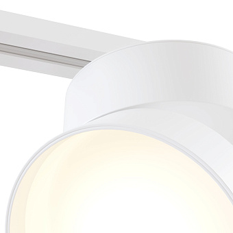 Трековый светильник Maytoni ONDA TR007-1-18W3K-W4K 18Вт LED белый для однофазного трека