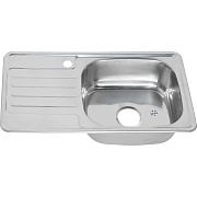 Мойка кухонная MELANA 7642 221 t (*10) 76х42см хром