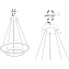 Светильник подвесной Maytoni Rim MOD058PL-L55W4K 61Вт LED