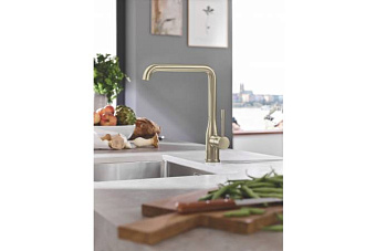 Смеситель для кухни GROHE Essence New 30269EN0 высокий излив серебро