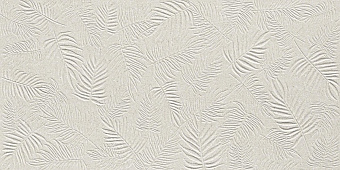 Настенная плитка Atlas Concord Италия 3D Wall A58A Carve Leaf Pearl 40х80см 1,28кв.м. матовая