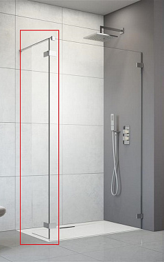 Боковая стенка душевого угла RADAWAY Arta 386010-03-01R 200х40см стекло прозрачное