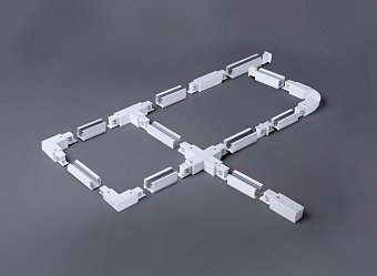 Коннектор Elektrostandard a039503 TRC-1-3-L-WH белый для трёхфазного трека