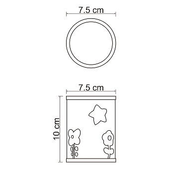 Стакан в ванную WASSERKRAFT Lossa K-3428 синий