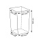 Корзина для белья WASSERKRAFT AMMER WB-370-L плетёная 77л
