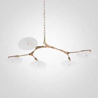 Люстра потолочная ImperiumLOFT White Disc 75399-22 30Вт 5 лампочек G9