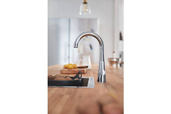 Смеситель для кухни GROHE Zedra 30026002 высокий излив хром