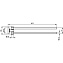 Полотенцедержатель IDEAL STANDARD IOM A9131AA хром 4,8см