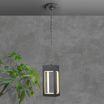 Светильник фасадный Elektrostandard Frame a051858 1528 12Вт IP54 LED серый