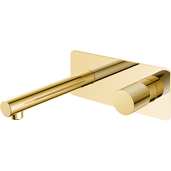 Смеситель для раковины Boheme Stick 125-GG.2 золотой