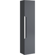Пенал AQWELLA Cube CUB0503GR 25х30х133см серый