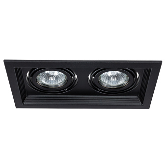 Светильник точечный встраиваемый Arte Lamp CANIS A6661PL-2BK 50Вт GU10