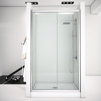 Душевая дверь AQUANET Alfa 168421 200х141,5см стекло прозрачное