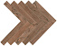Декор Atlas Concord Италия Etic Pro AWV5 Etic Noce Hickory Herringbone 36,2х41,2см 0,596кв.м.
